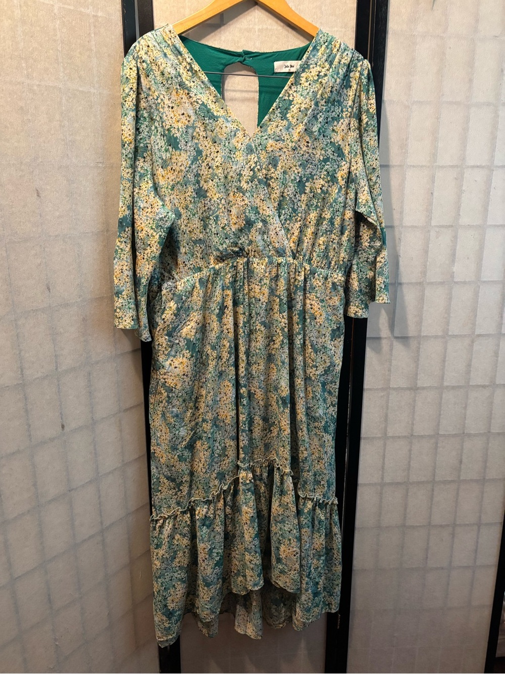 JOLIE MOI Geelan Tiered Hem Dress, with Pockets